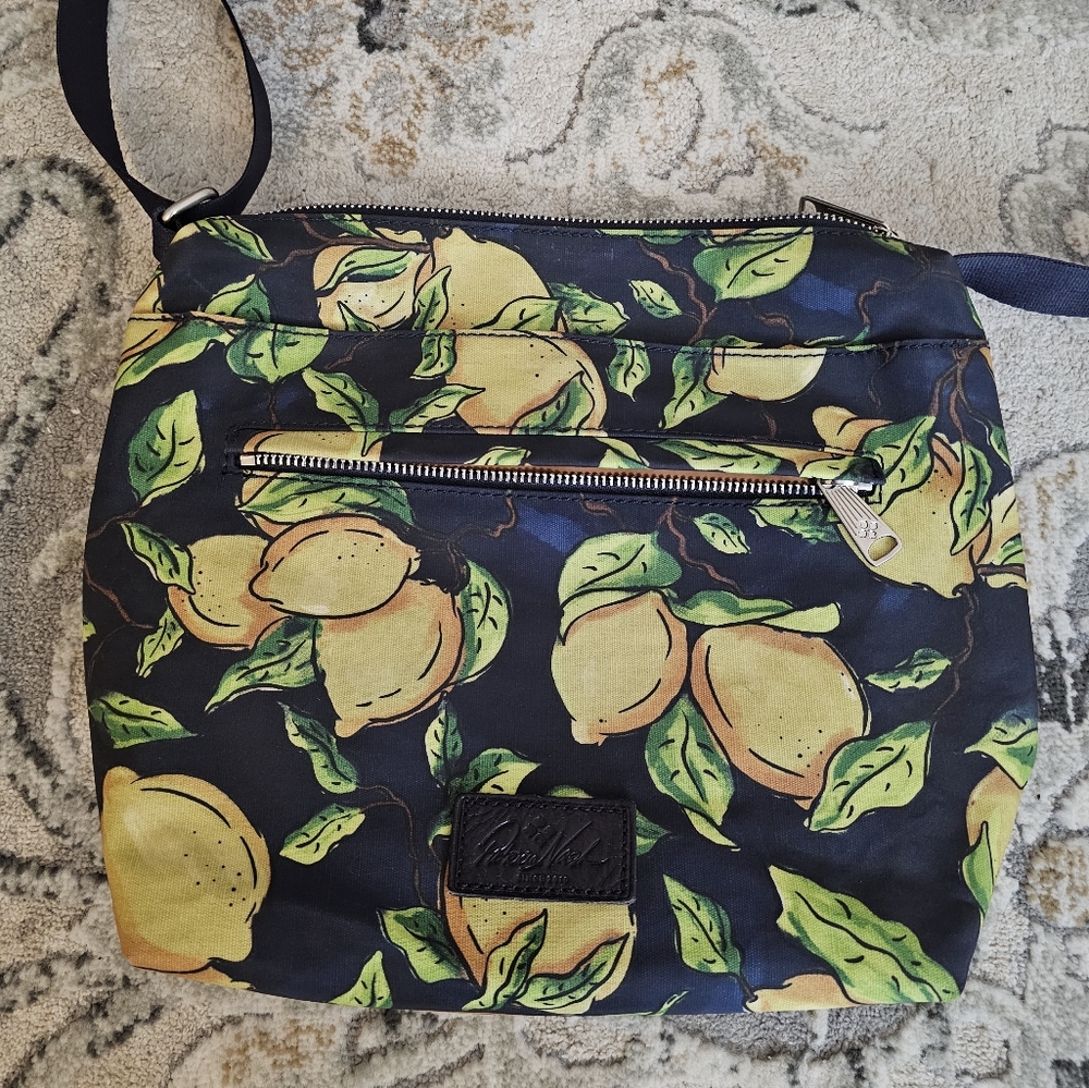 Patricia Nash Lemon print crossbody